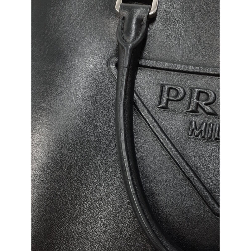Prada Triangle Logo Bag Tote - Picture 8 of 9